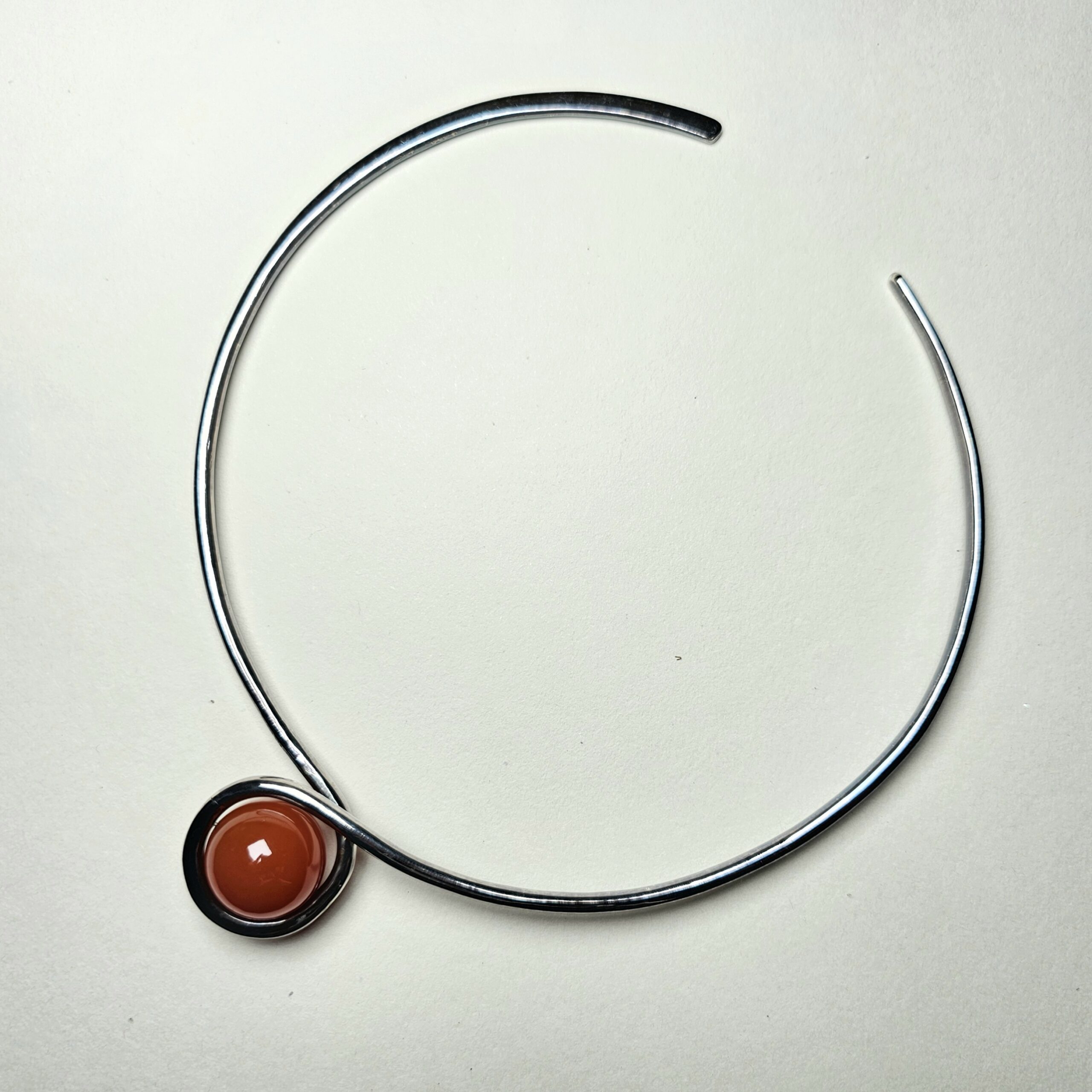 Kiềng cổ bạc nam hồng